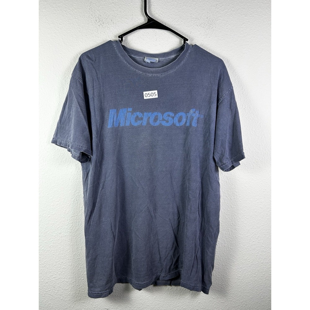 Vintage Microsoft‎ Windows T-Shirt Size Internet Tech Y2K 2000s